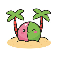 beach ball vector illustration design