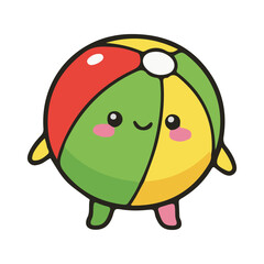 beach ball vector illustration design