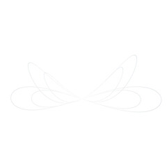 Ribbon abstract line