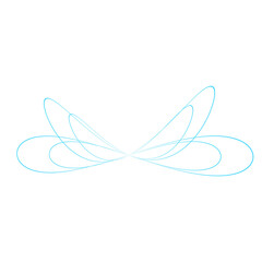 Ribbon abstract line