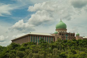 Fototapeta premium Perdana Putra, which houses the offices of the Prime Minister of Malaysia. 
