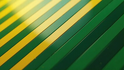 Obraz premium Abstract Green and Yellow Diagonal Stripes Background.
