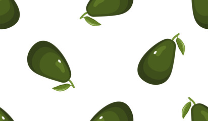 Avocado pattern geometric seamless. fresh avocados pattern.