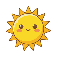 sun vector illustration design