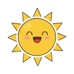 sun vector illustration design
