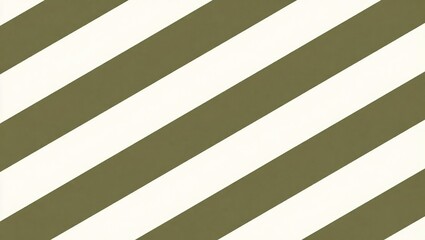 Diagonal stripes pattern background in olive and white colors.