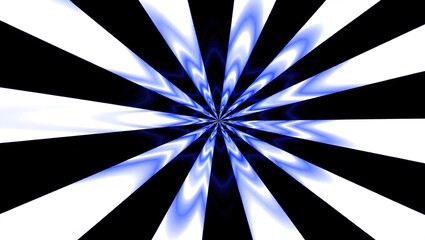 Hypnotic Blue and White Radial Pattern - A Captivating Optical Illusion.