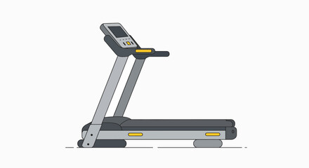 Sleek Treadmill Design for Indoor Fitness