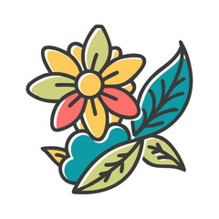 abstract flower design