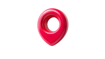 Red icon of red location pointer