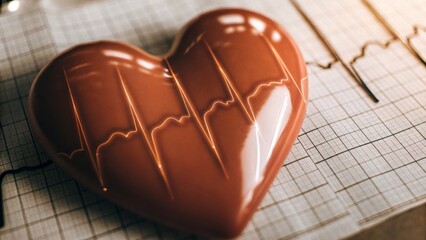 heart and heartbeat symbol
