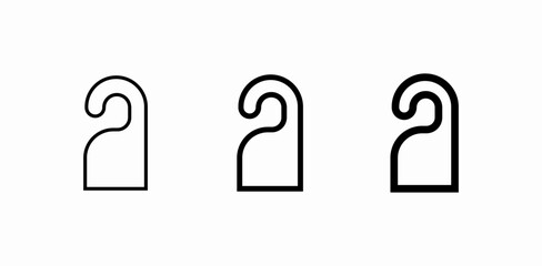 do not disturb icon sign vector