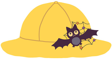 할로윈장식을 한 유치원 모자