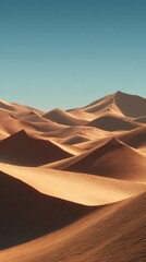 Desert dunes landscape