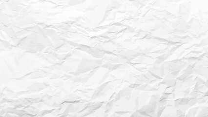 White clean crumpled paper