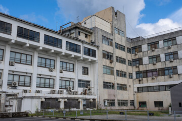 日本の鳥取県米子市の皆生温泉の古くてとても美しい建物