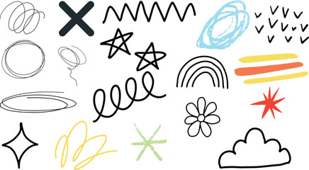 set of vector icons of vegetables