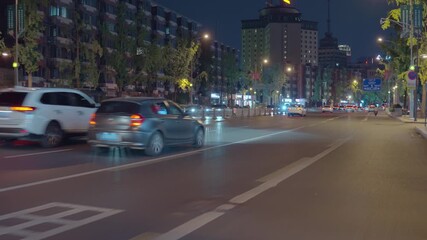 A group of subjective shots of the evening commute home