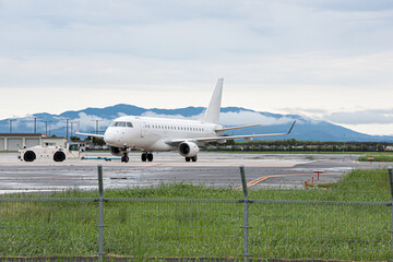 Clouds clearing above Izumo Airport