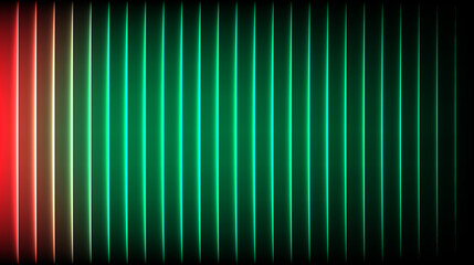 Glass gradient red green gradient neon lines abstract background wallpaper