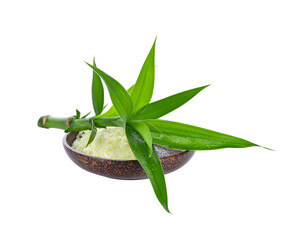 Fresh Green Bamboo isolated on a transparent background for Design Projects