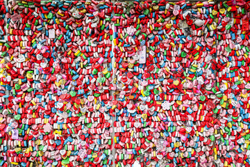 Fototapeta premium Colorful wall of love locks at Namsan Seoul Tower, South Korea, On Saturday, 4 October ​2025​ use for Editorial.