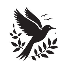 vector illustration of a bird