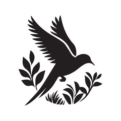 vector illustration of a bird