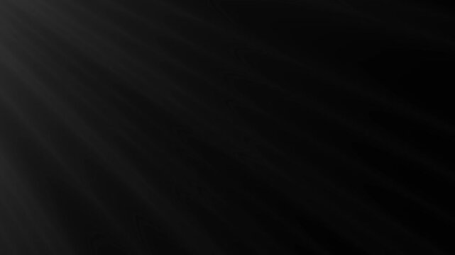 Soft, subtle white volumetric light rays drift gently across the screen. Seamless loop for creating a cinematic, dreamy, or atmospheric lighting effect. Use with screen or add blend modes