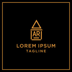 ar monogram logo
