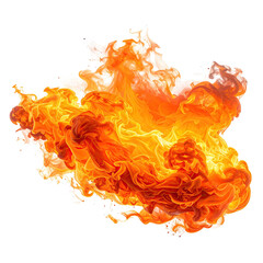 Vibrant Abstract Fire Explosion Swirling Energy Burst.
