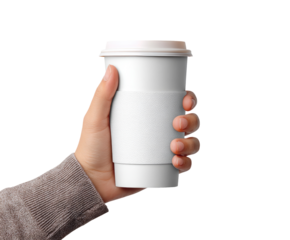 Hand holding blank white coffee cup (1)
