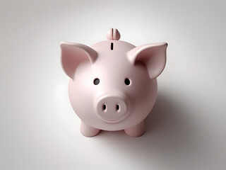 piggy bank on a white neutral background