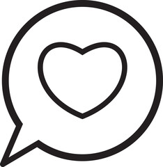 Love vector icon art design