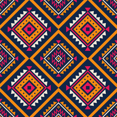 Ethnic geometric seamless pattern. ethnic pattern. Aztec pattern. vector illustration