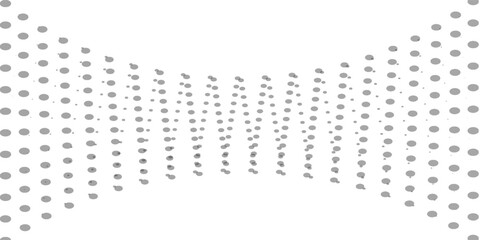 Seamless polka dot pattern. Vector pattern with black circles on white background.