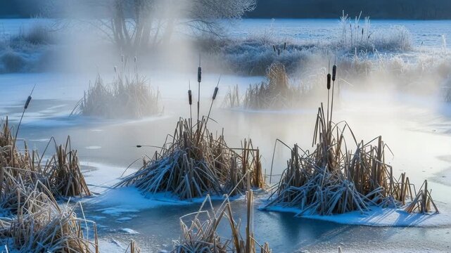 Spectacular volcano eruption with flowing lava under crescent moon at night, volcano eruption with fiery light illuminating dark landscape. Image depicts ongoing volcano eruption with molten rocks,