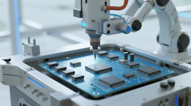 Technology industry chip manufacturing cleanroom scientist R&D background