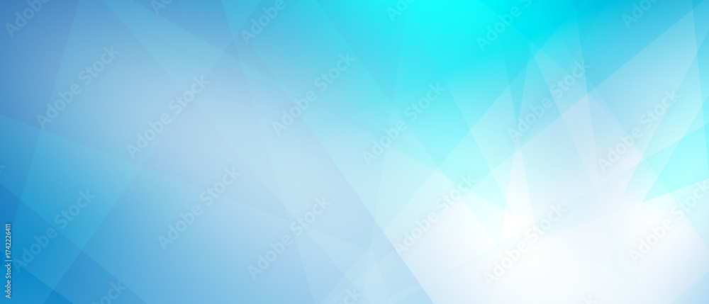 Wall mural abstract blue background with white lines and stripes in random pattern