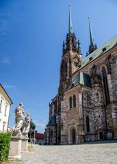 Obraz premium Cathedral of Saints Peter and Paul in Brno