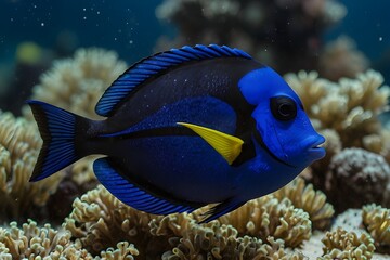 tropical fish in aquarium