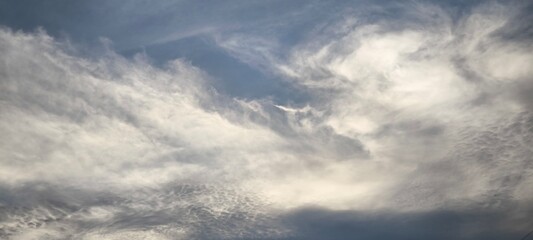 Obraz premium Clouds for a natural background. Nature.