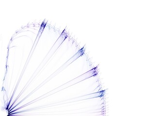 a fan of a fan isolated on white