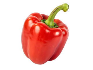 red bell pepper isolated Transperency, Cutout 