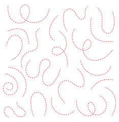 Hand drawn curve dotted line, Spiral dotted line . Dashed hand drawn line icon set . eps 10