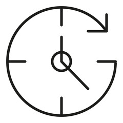 Time-bound vector icon