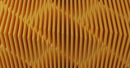 Abstract 3d rendering illustration of chaotic solid surface stripe Layers background pattern
