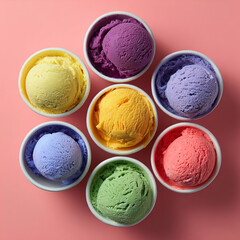 Ice cream commercial photography