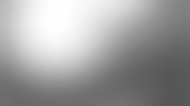 Animation of moving gray gradient abstract background with noise texture