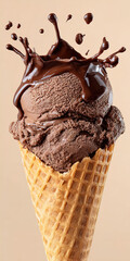 Ice cream commercial photography